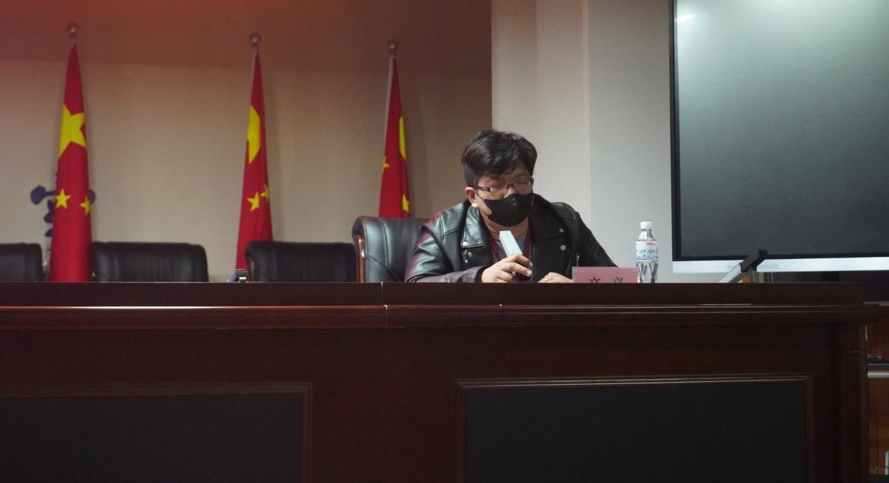 bat365正版唯一官网召开学管干部培训周会2022.5.9