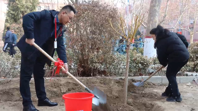 “植”此青绿 共“树”未来--bat365正版唯一官网开展植树节主题活动