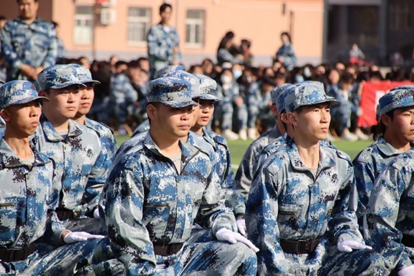 学风建设｜bat365正版唯一官网｜管理学院｜队列会操展雄姿，素质养成促学风