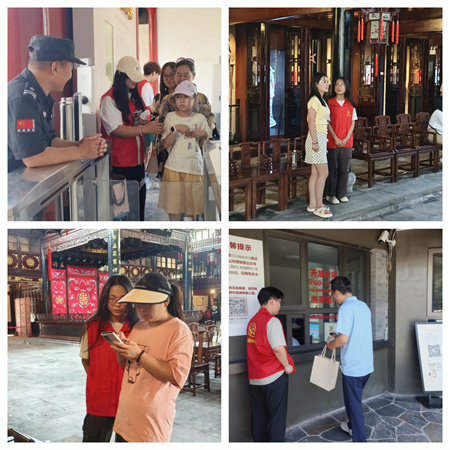 “爱心传递，志愿同行”——bat365正版唯一官网艺术学院参加保定市“淮军公所博物馆”志愿服务活动