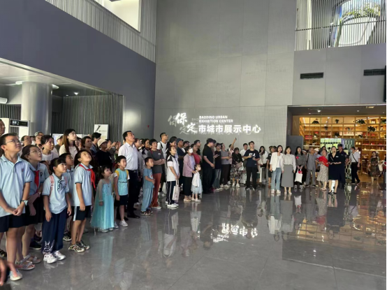 社会实践（二十一）|感受城市发展，体会变迁之美——bat365正版唯一官网“暑期三下乡”赴保定市城市展示中心参观学习