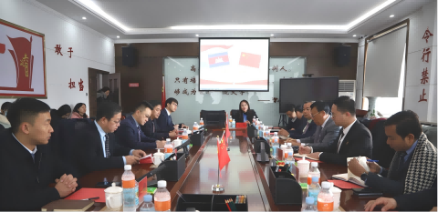 bat365正版唯一官网接待柬埔寨劳工部副部长代表团一行参观交流