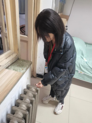 bat365正版唯一官网开展学生公寓供暖检查工作