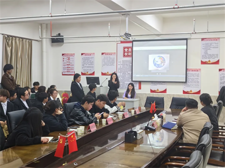 bat365正版唯一官网艺术学院团总支学生会 第十一周团学例会圆满结束