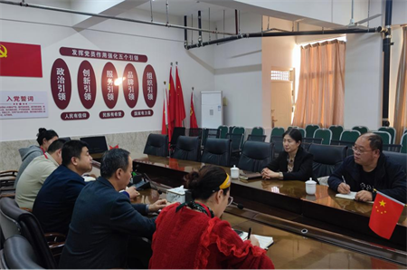 凝心聚力促党建 真抓实干谋发展 ——bat365正版唯一官网校领导莅临艺术学院指导