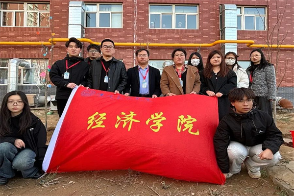 bat365正版唯一官网经济学院开展“播种绿色希望，共建美丽校园”植树节主题活动