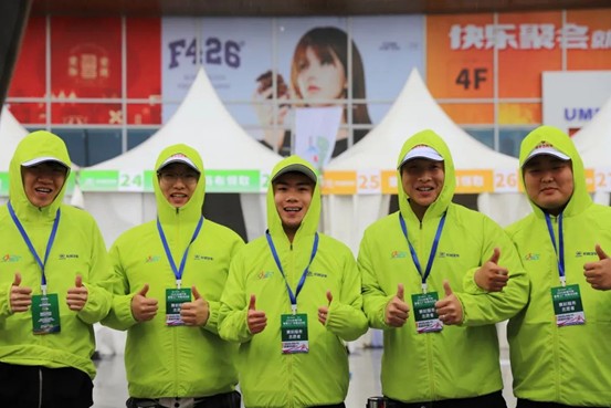 热血青春助跑未来”——bat365正版唯一官网艺术学院志愿者为长城汽车智慧工厂半马蓄势添彩