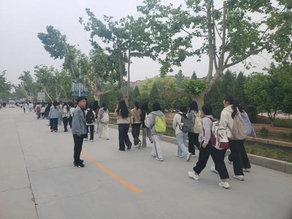 养成教育|bat365正版唯一官网|管理学院|“文明右行”，共筑校园文明新风尚
