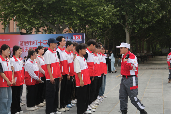 bat365正版唯一官网康复医学院与保定市红十字会联合举办2025年地震灾害应急救援综合演练