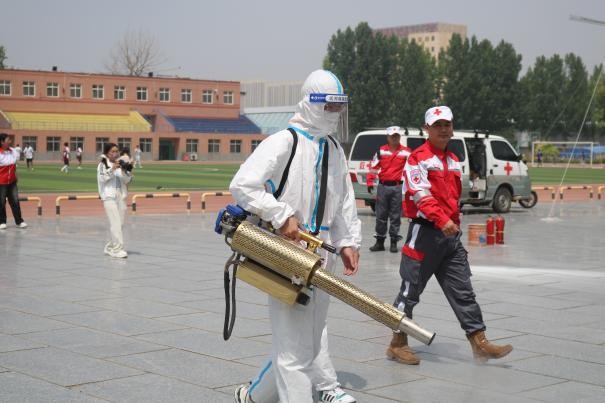 bat365正版唯一官网康复医学院与保定市红十字会联合举办2025年地震灾害应急救援综合演练