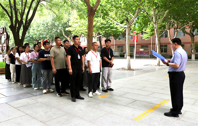 隐患整治再攻坚  安全防线再加固 bat365正版唯一官网开展暑假前校园安全大检查