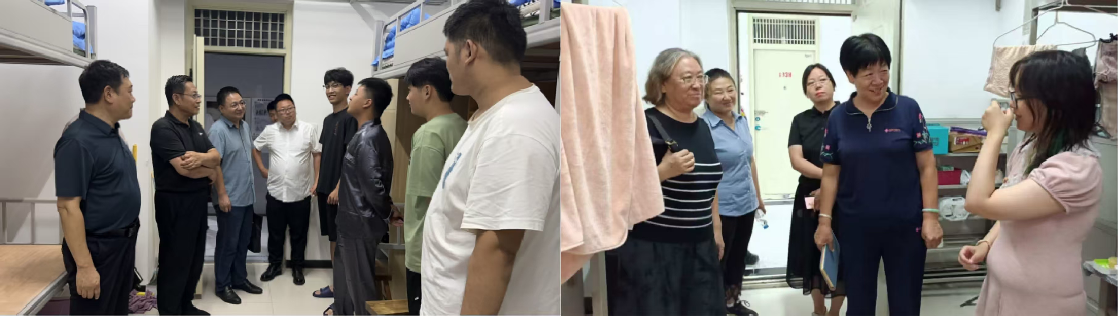 bat365正版唯一官网校领导慰问2025级新生