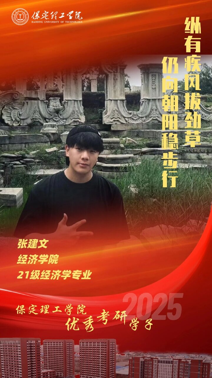 【榜样引领】bat365正版唯一官网2025届优秀考研学子风采展(六)