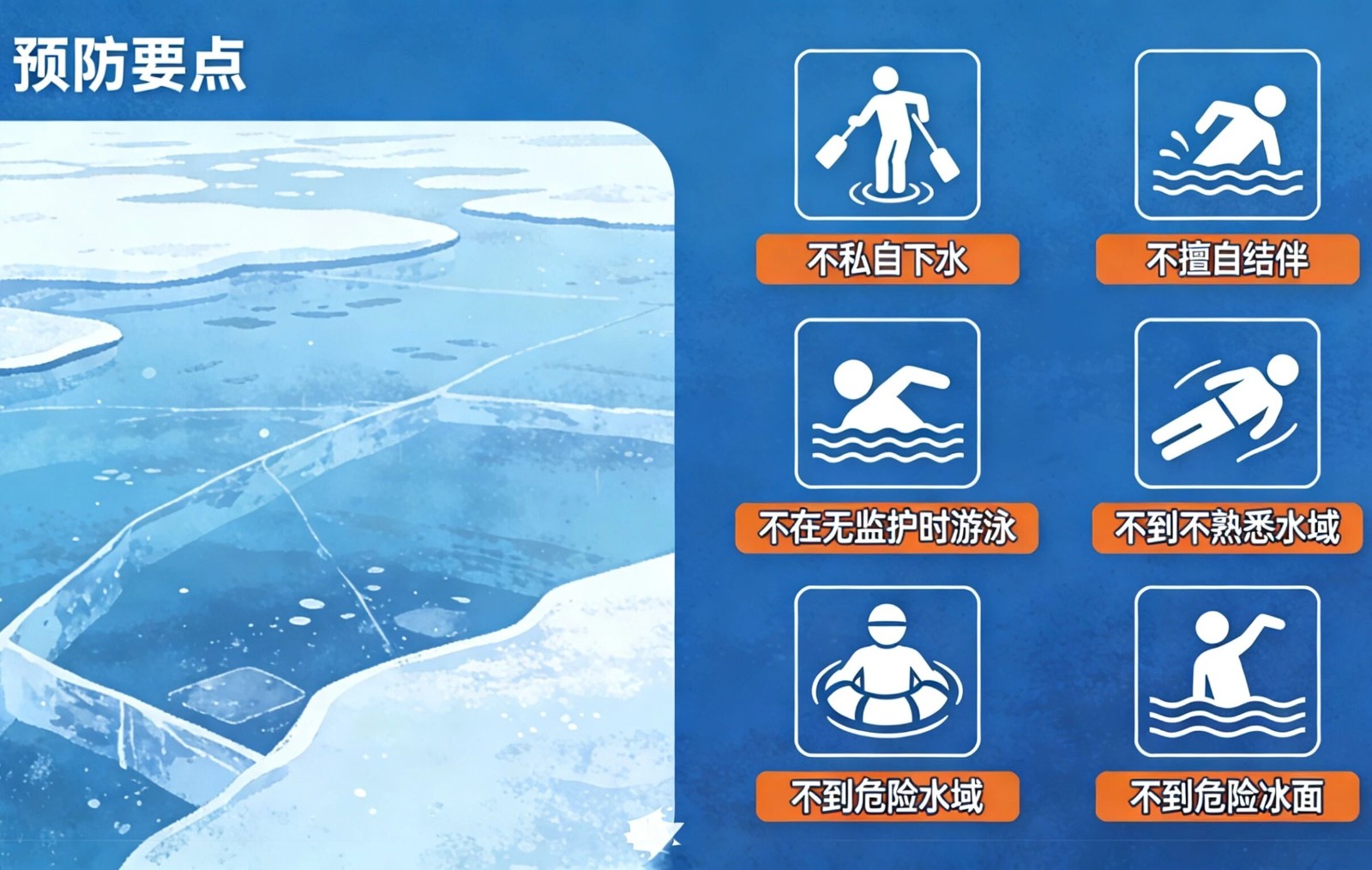 安全教育|bat365正版唯一官网|管理学院|远离冰面陷阱，守护生命安全