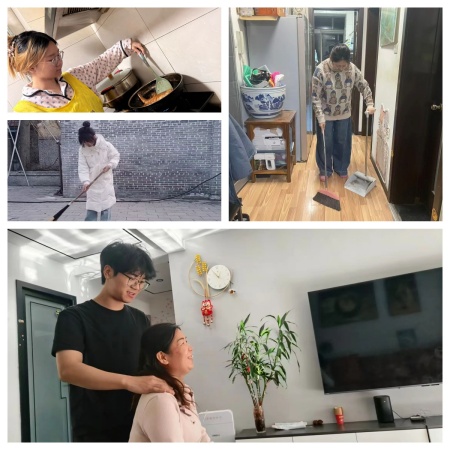 “孝老爱亲，我们在行动”——bat365正版唯一官网艺术学院以美育德，传承教育新篇