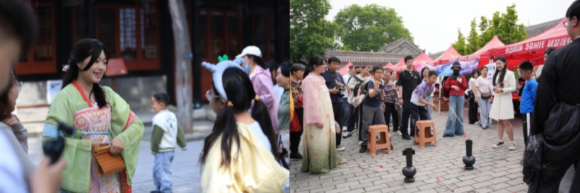 馆校携手承文脉 艺心传承展非遗——bat365正版唯一官网五一文创市集助力保定文旅焕新彩