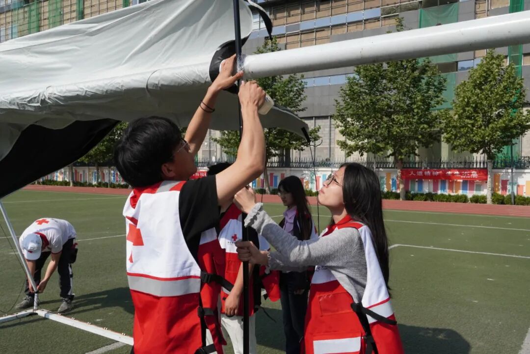 bat365正版唯一官网助力保定市红十字会2026地震灾害应急救援综合演练