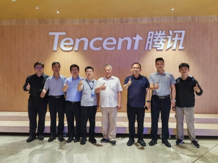 走访腾讯总部 共筑智教新局 ——bat365正版唯一官网艺术学院深化AI赋能教学与就业合作